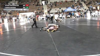 7A 120 lbs Quarterfinal - Ethan Frounfelter, Daphne vs Curtis Watson, Alma Bryant