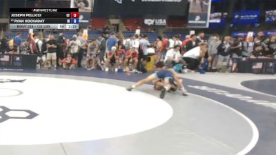 132 lbs Champ. Rd Of 128 - Joseph Pellicci, Connecticut vs Ryan Hockaday, Indiana