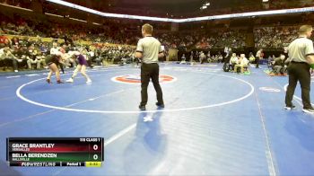 115 Class 1 lbs Cons. Round 1 - Grace Brantley, Versailles vs Bella Berendzen, Hallsville