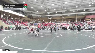110 lbs Champ. Round 1 - Hunter Frieze, Hutchinson Kids vs Leland Holden, Ponca City