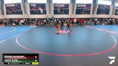 55 lbs Cons. Round 1 - Knight Sloan, Alamo City Wrestling Club vs Edmond Malinowski, El Paso Enforcers Wrestling Club