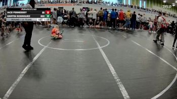 64 lbs Round 1 (6 Team) - Jace Fennessey, Misfits United vs Griffin Rodriguez, Buxton Squeeze