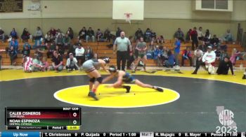 95 lbs Cons. Round 4 - Noah Espinoza, Central Catholic vs Caleb Cisneros, Team Selma
