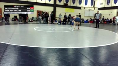135lbs Cons. Round 2 - Kayleen Rouska, Aberdeen (Girls) vs Angelique Morales, Tonasket (Girls)