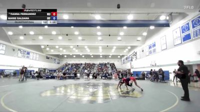 117 lbs Quarterfinal - Marie Saldana, Unattached vs Tianna Fernandez, Westcliff University