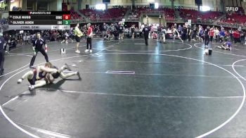 150 lbs Cons. Semi - Cole Nuss, Broken Bow Wrestling Club vs Oliver Aden, Louisville Wrestling Club