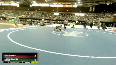 98 lbs Cons. Round 3 - Uriah Brady, Douglas vs Logan Frazier, Riverton