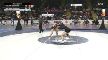 138 lbs Quarterfinal - Kailynn Schuster, Quabbin vs Mayanah Cabrera, Springfield Central (W)