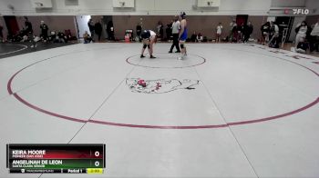 155 lbs Quarterfinal - Angelinah De Leon, Santa Clara Senior vs Keira Moore, Pioneer (San Jose)