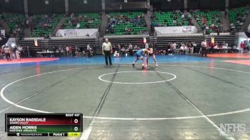 6A 113 lbs Quarterfinal - Aiden Morris, Mortimer Jordan HS vs Kayson Ragsdale, Shades Valley