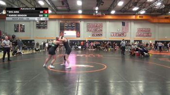 190 lbs 5th Place Match - Karise Benson, Dubuque Hempstead vs Eva Jara, Iowa City West