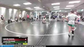 44 lbs Round 1 - Sawyer Thomas, CrossFace Wrestling Club vs Xydon Zollinger, East Idaho Elite