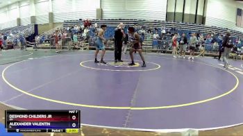 120 lbs Champ. Round 1 - Desmond Childers Jr, OH vs Alexander Valentin, IL