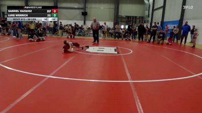 58 lbs Semifinal - Sabriel Vazquez, Shippensburg vs Luke Wenrich, Julian