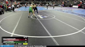 Cons. Round 1 - Dax Doernemann, Guardian Angels Central Catholic vs Logan Dodson, North Platte St. Patrick`s