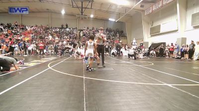 70 lbs Consi Of 8 #2 - Easton Miller, Sperry Wrestling Club vs King Walker, Tulsa Blue T Panthers