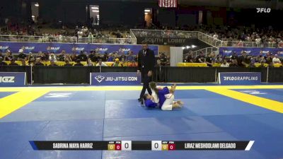 Liraz Meshoolami Delgado vs Sabrina Maya Harriz 2026 Pan Kids Jiu-Jitsu IBJJF Championship