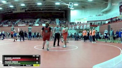 285 lbs Champ. Round 1 - Shawn Jackson, Unattached vs Mason Neece, Club Madison Wrestling