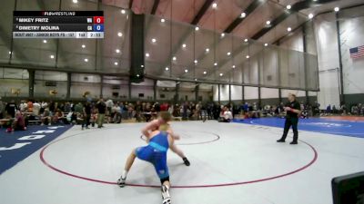 Junior Boys FS - 157 lbs Cons. Round 7 - Mikey Fritz, WA vs Dimetry Molina, CA
