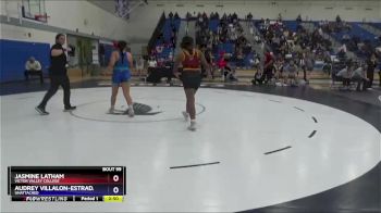 145 lbs Cons. Round 2 - Audrey Villalon-Estrada, Unattached vs Jasmine Latham, Victor Valley College