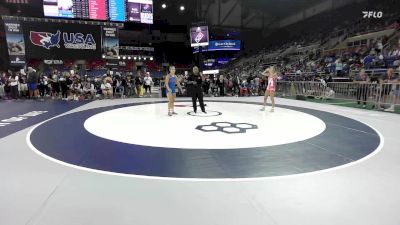 110 lbs Champ. Rd Of 64 - Alexia Utley, IN vs Addie Morse, OK