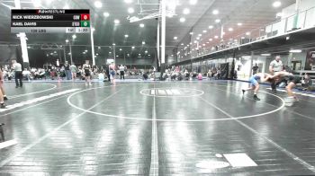 128 lbs Rr Rnd 1 - Nick Wierzbowski, Central Bucks West - HS vs Kael Davis, State College - HS