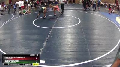 82 lbs Semifinal - Jaxon Cash Sanchez, Hawkeye WC vs Quentin Walls, Bay Area Dragons