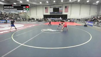 215 lbs Round 2 (3 Team) - Mason Witkowski, Port Jervis Sr HS vs Skyler Miles, Canisteo-Greenwood Sr HS