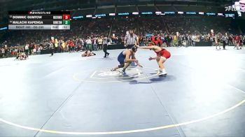 D2-157 lbs Cons. Round 2 - Nathan Matsos, Huron HS (New Boston) vs Tyler Bashore, DeWitt HS