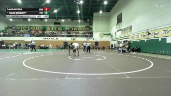 215 lbs Cons. Round 3 - David Rivera, Channel Islands vs Kevin Bennett, Poly/Long Beach