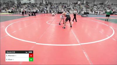 170 lbs Round Of 32 - Carmen Marano, NJ vs Dominic Blue, NC