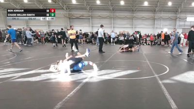 98 lbs Finals (2 Team) - Chase Miller-Smith, Ohio Gold vs Ben Jordan, Old Hickory