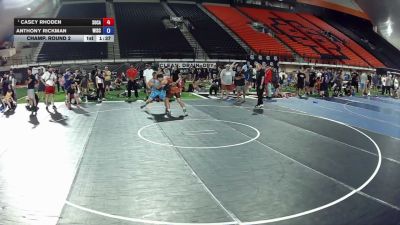 175 lbs Champ. Round 2 - Casey Rhoden, South Carolina vs Anthony Rickman, Wisconsin