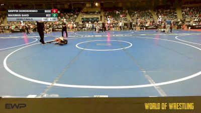 80 lbs Semifinal - Griffin Doroshenko, Mat Assassins vs Maximus Sako, Westshore Wrestling Club