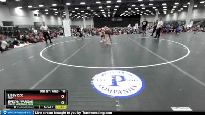 190 lbs 1st Place Match - Evelyn Vargas, Falcon Wrestling Club vs Libby Dix, Iowa