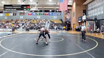 165 lbs Champ. Round 1 - Austin Collins, Coker vs Christian Arrington, Belmont Abbey