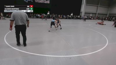 150 lbs Cons. Rd Of 32 - Alcides Martinez, Gladiator Wrestling vs Dane Sims, Eaglecrest Wrestling Club