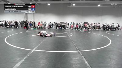 55 lbs Champ. Round 1 - Griffin Sensintaffar, Cowboy Wrestling Club vs Kyle Nielsen, Young Guns Nashville Wrestling