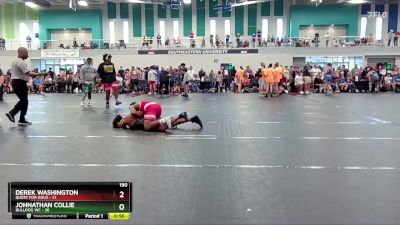 190 lbs Round 1 (4 Team) - Johnathan Collie, Bulldog WC vs Derek Washington, Quest For Gold