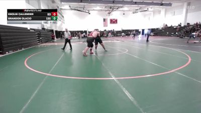 285 lbs Round 3 (3 Team) - Knolin Callender, College Of The Redwoods vs Brandon Olacio, San Joaquin Delta College