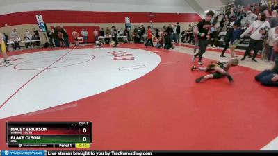 56-62 lbs Round 4 - Blake Olson, HRA vs Macey Erickson, Wiggins Youth