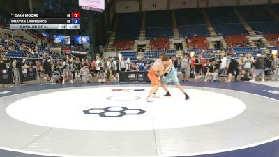 165 lbs Cons. Rd Of 64 - Evan Moore, Oklahoma vs Drayke Lawrence, Oklahoma