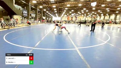 119 lbs Consi Of 32 #2 - Caden Jarrett, RI vs Braylon Books, OH