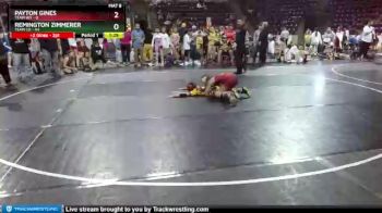 G-85 lbs Round 1 (4 Team) - Payton Gines, Team WY vs Remington Zimmerer, Team CO