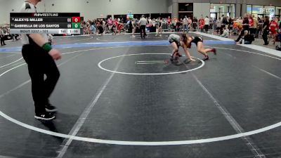 101 lbs Champ. Round 1 - Gabriella De Los Santos, Olathe Raptor vs Alexys Miller, Chase County