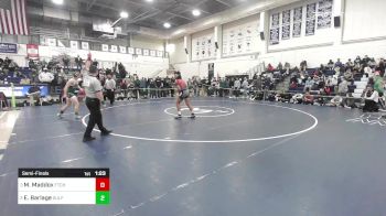 160 lbs Semifinal - Melakai Maddox, Fitch vs Edward Barlage, Guilford