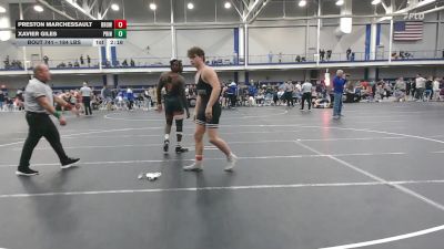 184 lbs Consi Of 8 #2 - Preston Marchessault, Brown vs Xavier Giles, Princeton