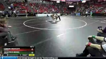 D1-220 lbs Cons. Round 1 - Carson Westcott, Holmen vs Demetrius Bissen, Nicolet
