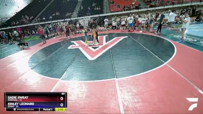 60 lbs Placement Matches (8 Team) - Sadie Sweat, Montana vs Kinley Leonard, Idaho