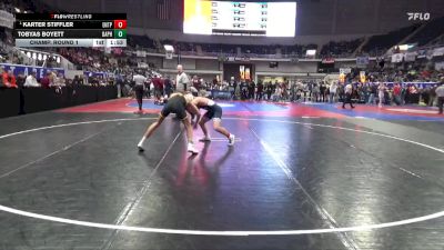 7A 120 lbs Champ. Round 1 - Karter Stiffler, Enterprise HS vs Tobyas Boyett, Daphne